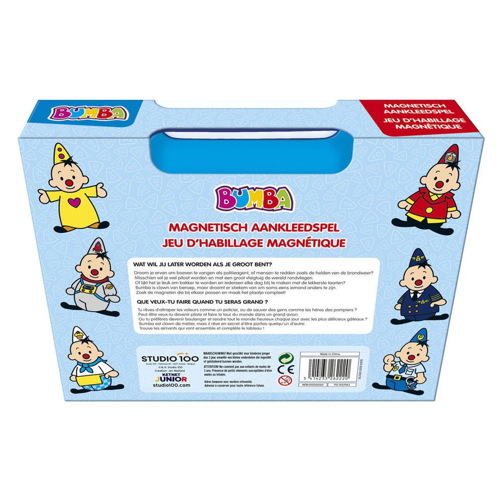 Bumba — magnetisch aankleedspel — bordspel — beroepen — creatief rollenspel