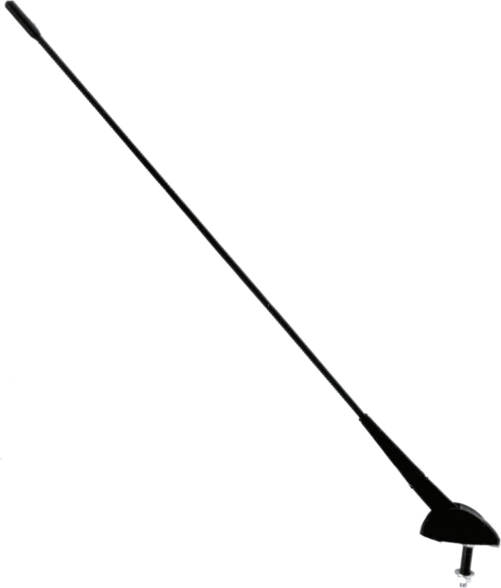 Carpoint fm am dakantenne - verstelbare hellingshoek van 0-50° - mastlengte 43cm – boorgat ø 5mm – inbouwdiepte 22mm – antennekop afmeting 47x30 mm – kabellengte 2 meter