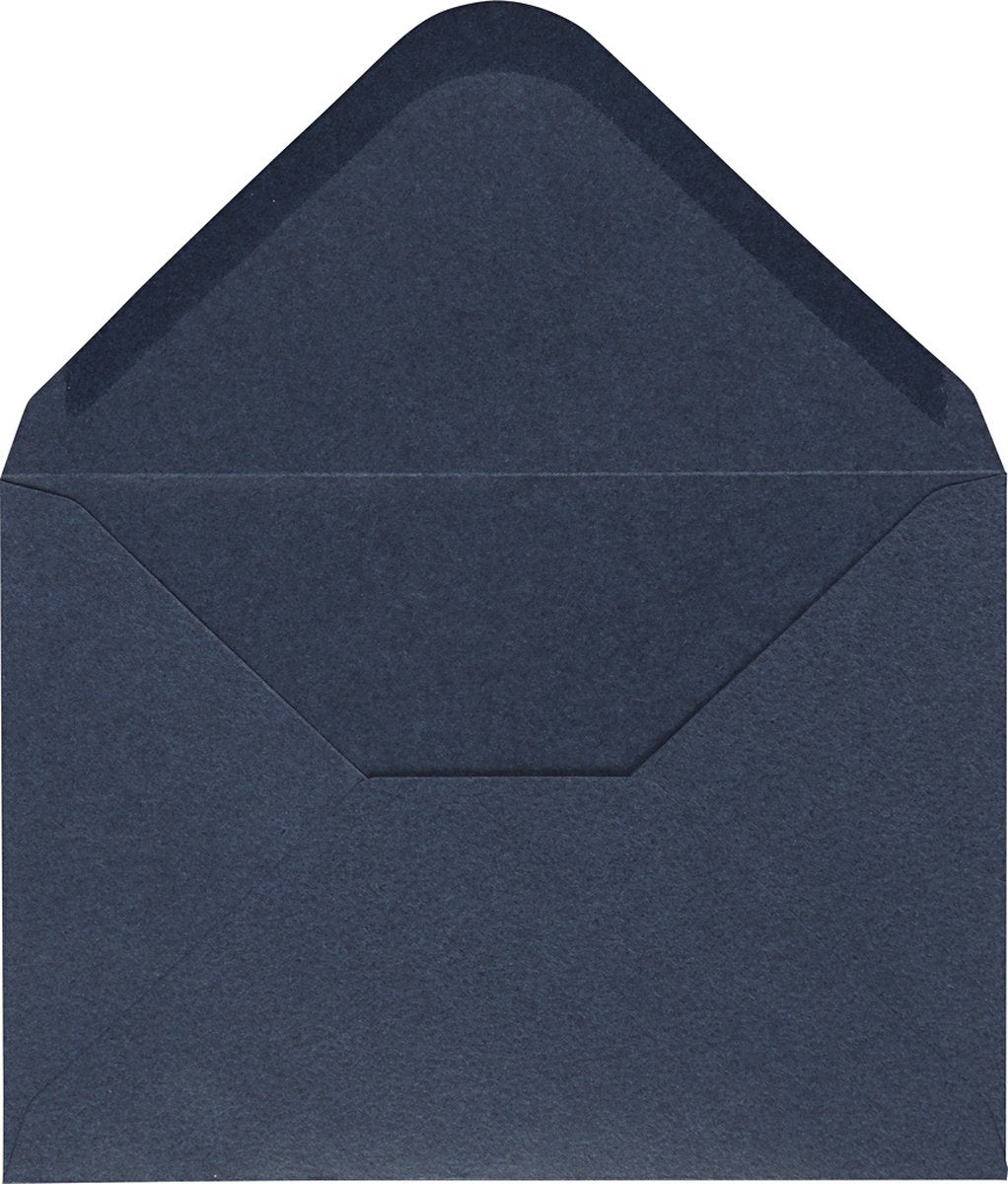 Creative bedrijfsenvelop blauw, 11,5x15cm, 10st.