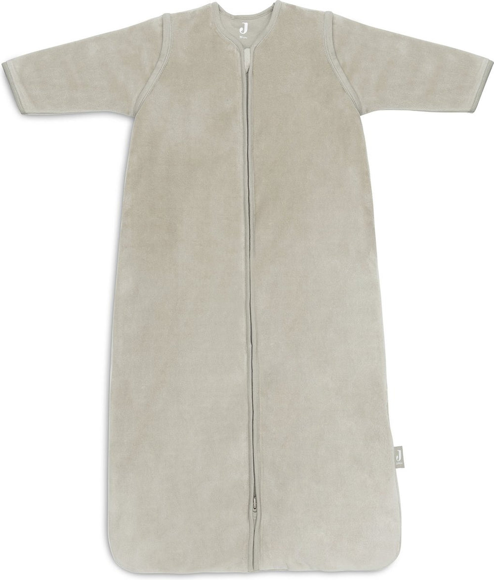 Jollein baby slaapzak winter met afritsbare mouw - 90cm velvet - olive green - winterslaapzak