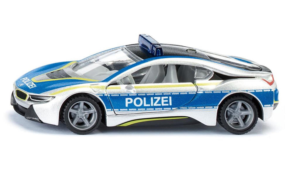 Siku 2303 bmw i8 politie auto (duits) 94x45x27mm