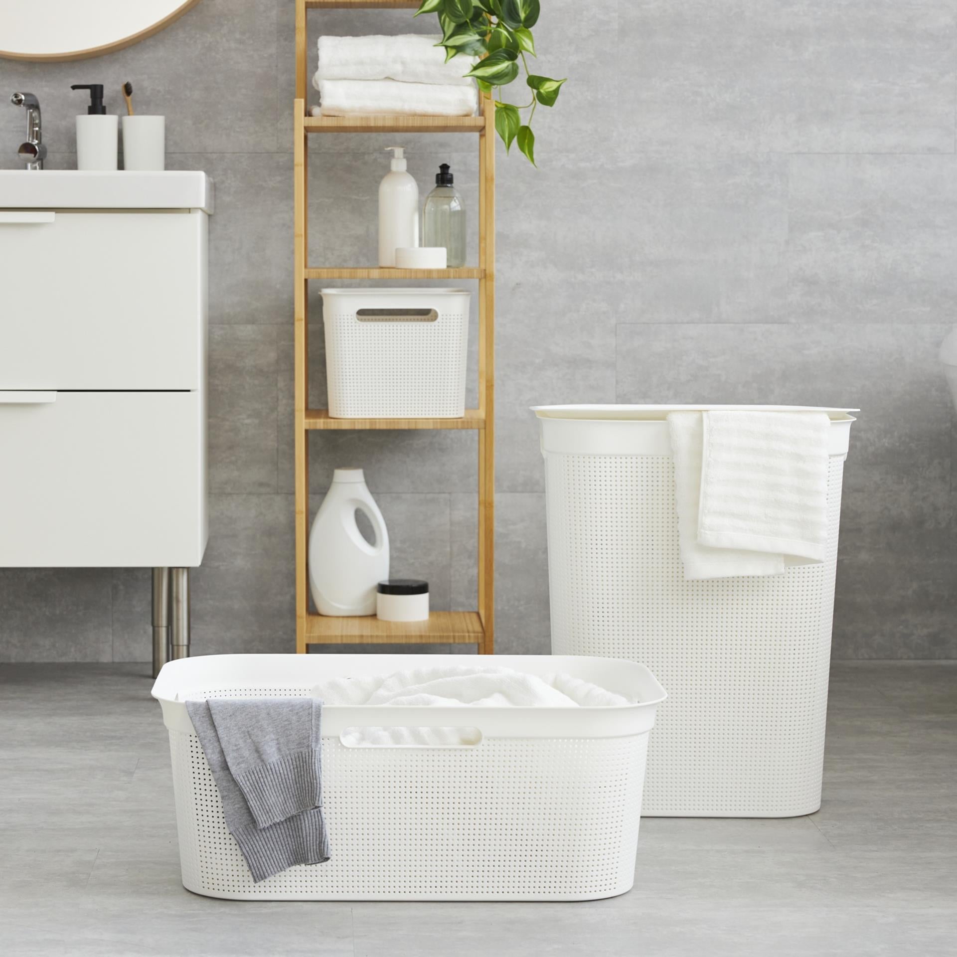 Rotho wasverzamelaar brisen 50 l wit