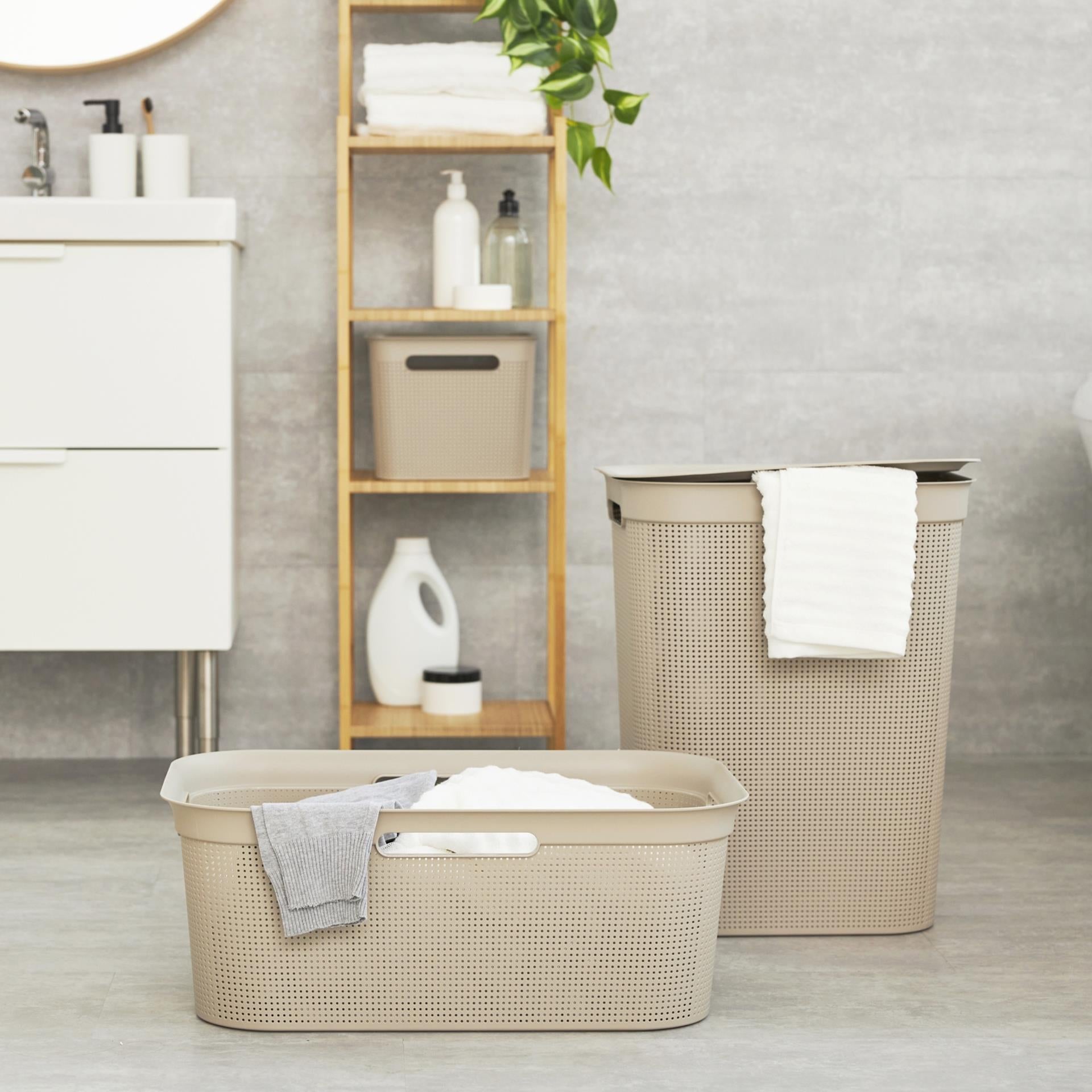 Rotho brisen wasverzamelaar 50l cappuccino