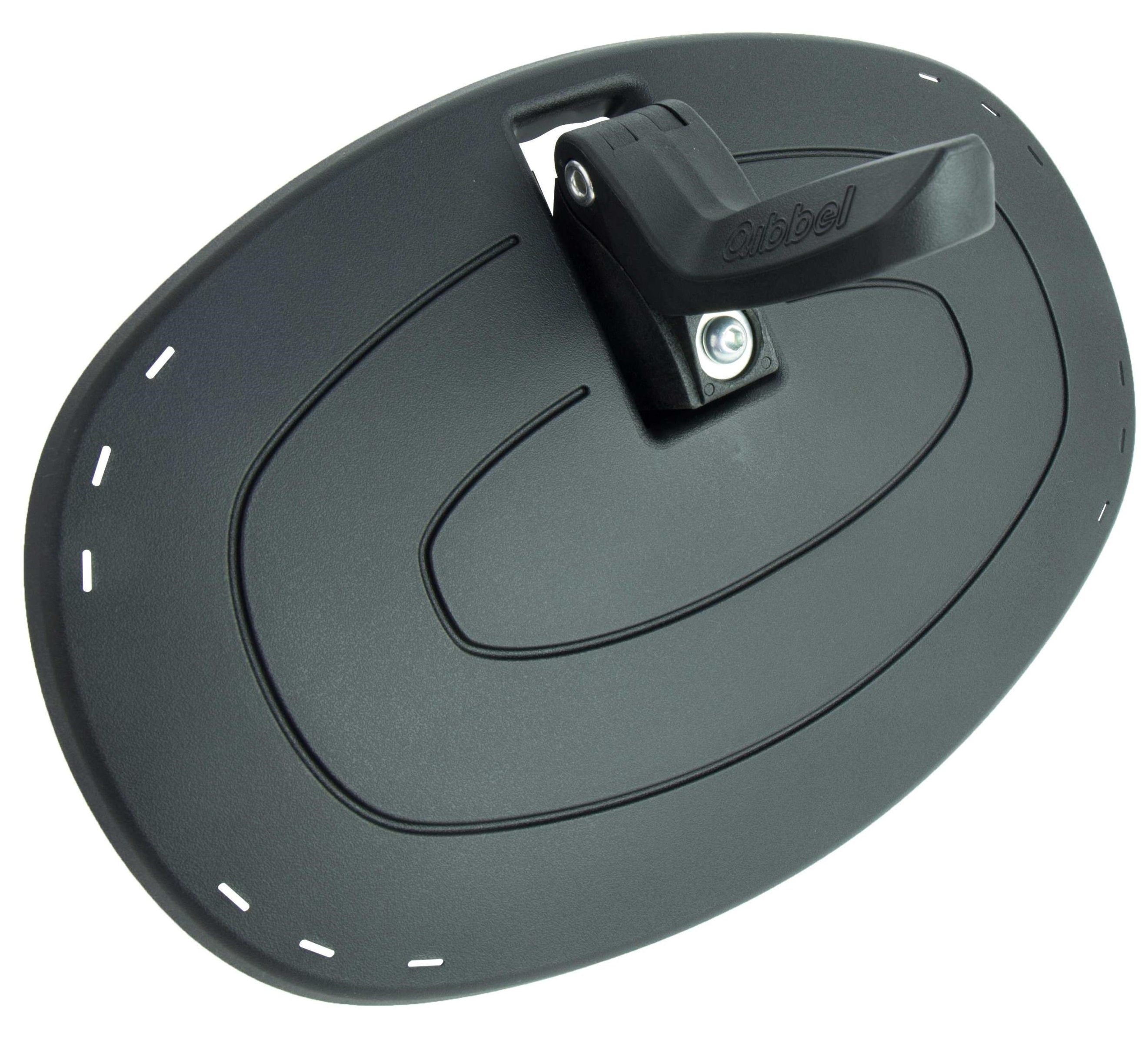 Qibbel set voetbeschermingsplaten junior 6+ - zwart