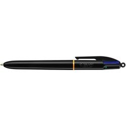 Bic balpen 4 colours pro 0,4 mm blauw, zwart, rood, groen