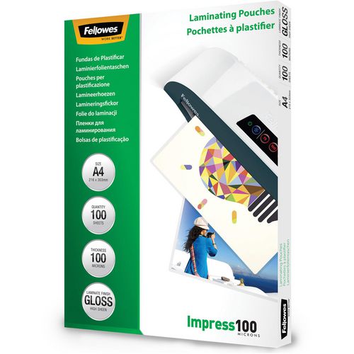 Lamineerhoezen fellowes glossy a4