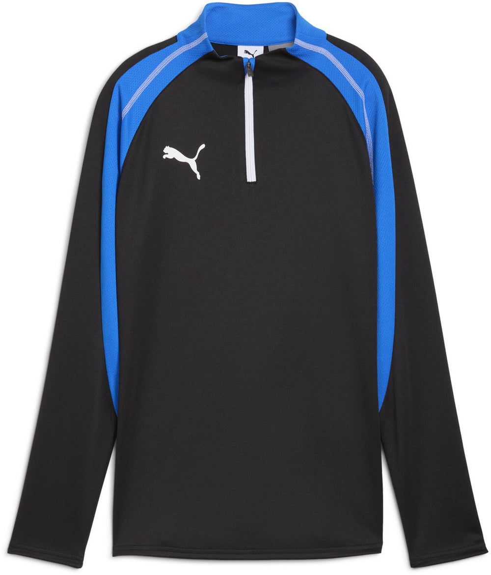 Puma individualblaze 1 4 zip-top dames sporttop - black- white-racing blue