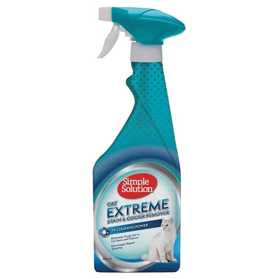 Eenvoudige oplossing vlek geur vlekverwijderaar kat extreme