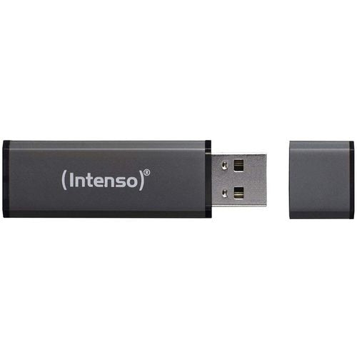 Usb-stick intenso alu line 16 gb 28 mb s antraciet