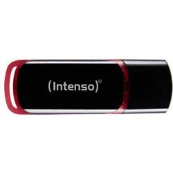 Usb-stick intenso business 64 gb usb 2.0 zwart rood