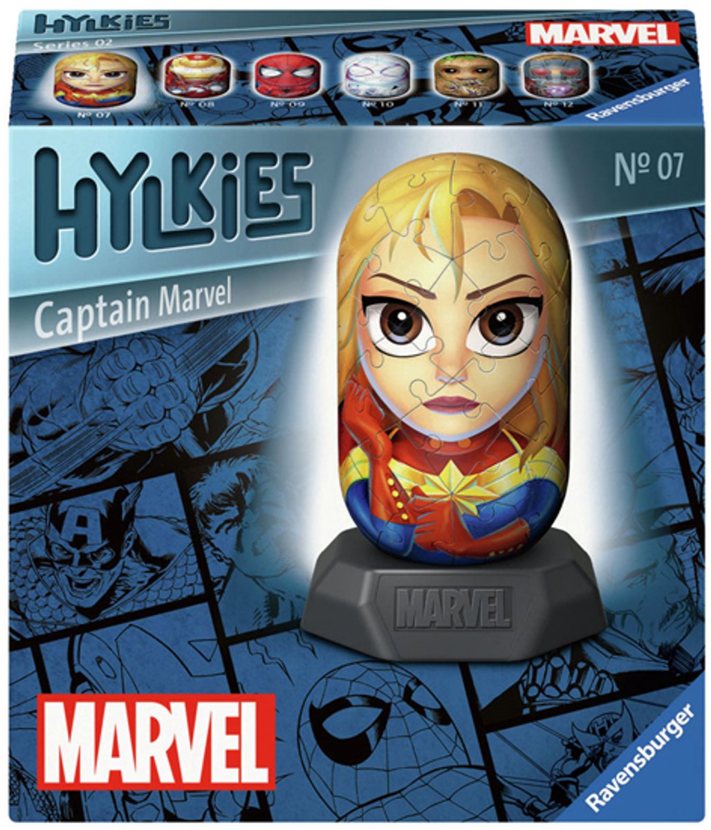 Ravensburger 3d puzzel hylkies wonder kapitein wonder, 54st.
