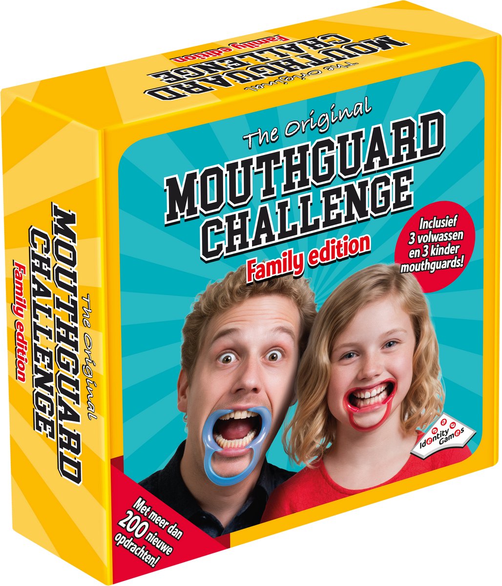 Identity Games Mouthguard Challenge Family Edition - party game - including mouthguards