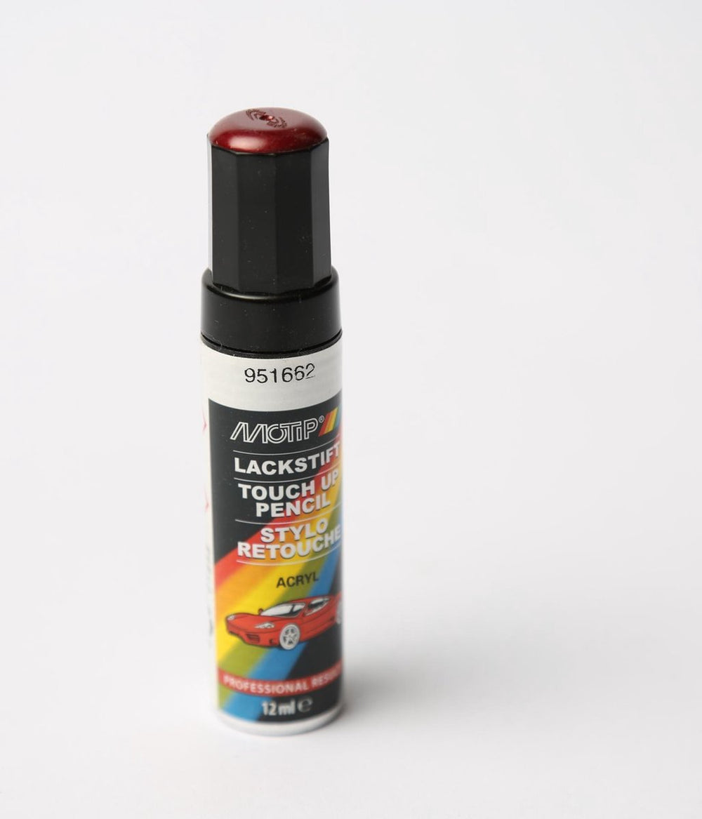 Motip 951662 - auto lakstift - rood metallic - 12 ml