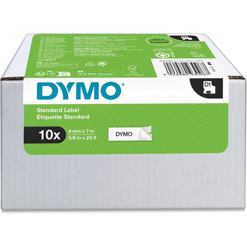 Dymo label tape 41913 glanzend wit