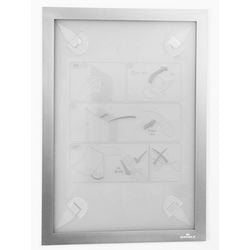 Durable 484323 documenthouder zilver (b x h) 236 mm x 323 mm din a4 staand, din a4 liggend