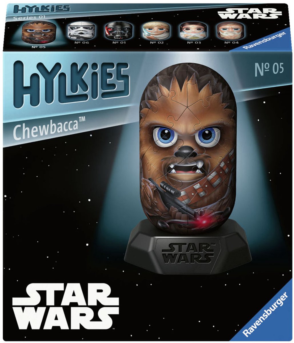 Ravensburger 3d puzzel hylkies star wars chewbacca, 54st.