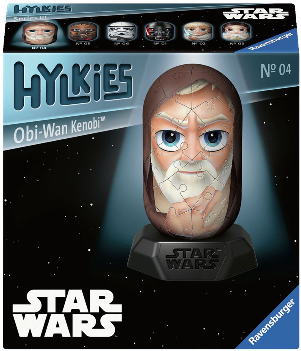 Ravensburger 3d puzzel hylkies star wars obi-wan kenobi, 54st.