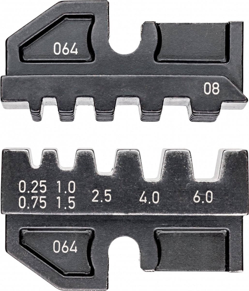 Knipex 97 49 08 krimpinzetstuk adereindhulzen 0.25 tot 6 mm² geschikt voor merk 97 43 200, 97 43 e, 97 43 e aus,