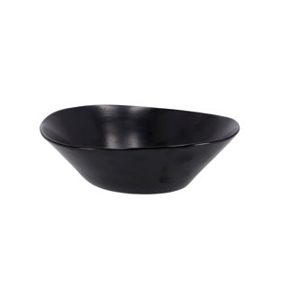 Slakom zwart 20,3x17xh6,4 cm vongola | 4 stuks