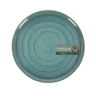 Dessertbord d21 cm basalt oceaangroen