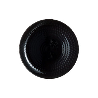 Bord plat 25 cm pampille zwart | 6 stuks