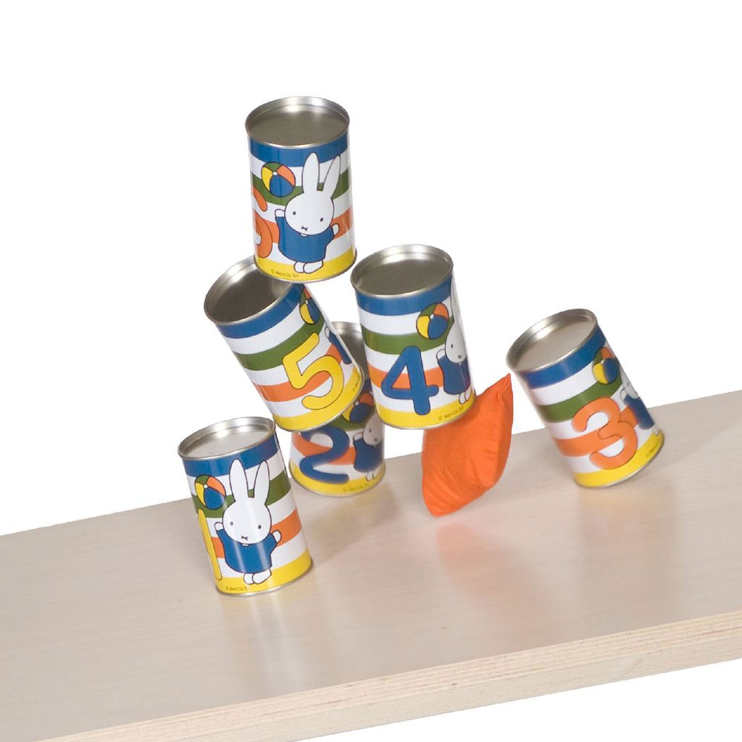 jeu de lancer Miffy tin throwing 9 pièces
