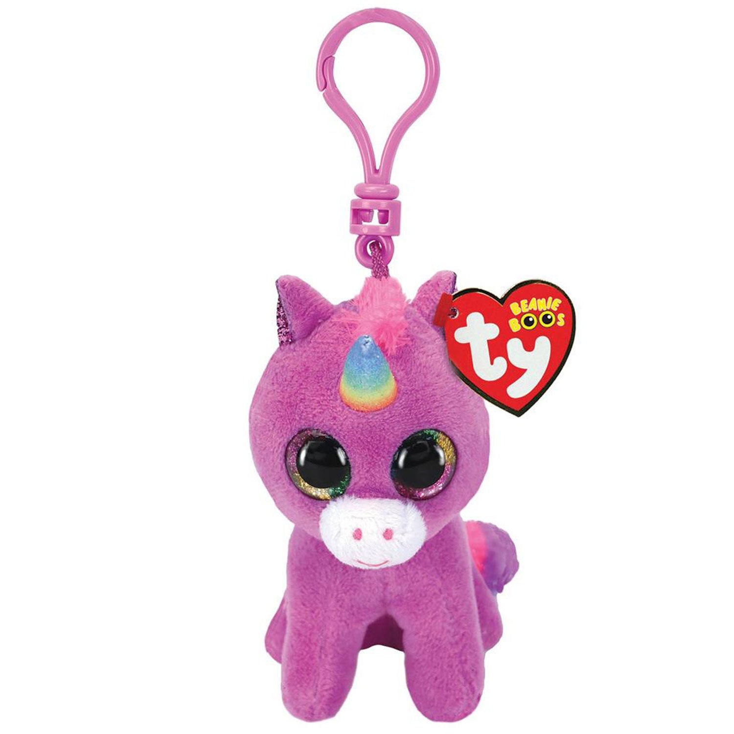 Ty Beanie Boo's clip rozet eenhoorn, 7 cm