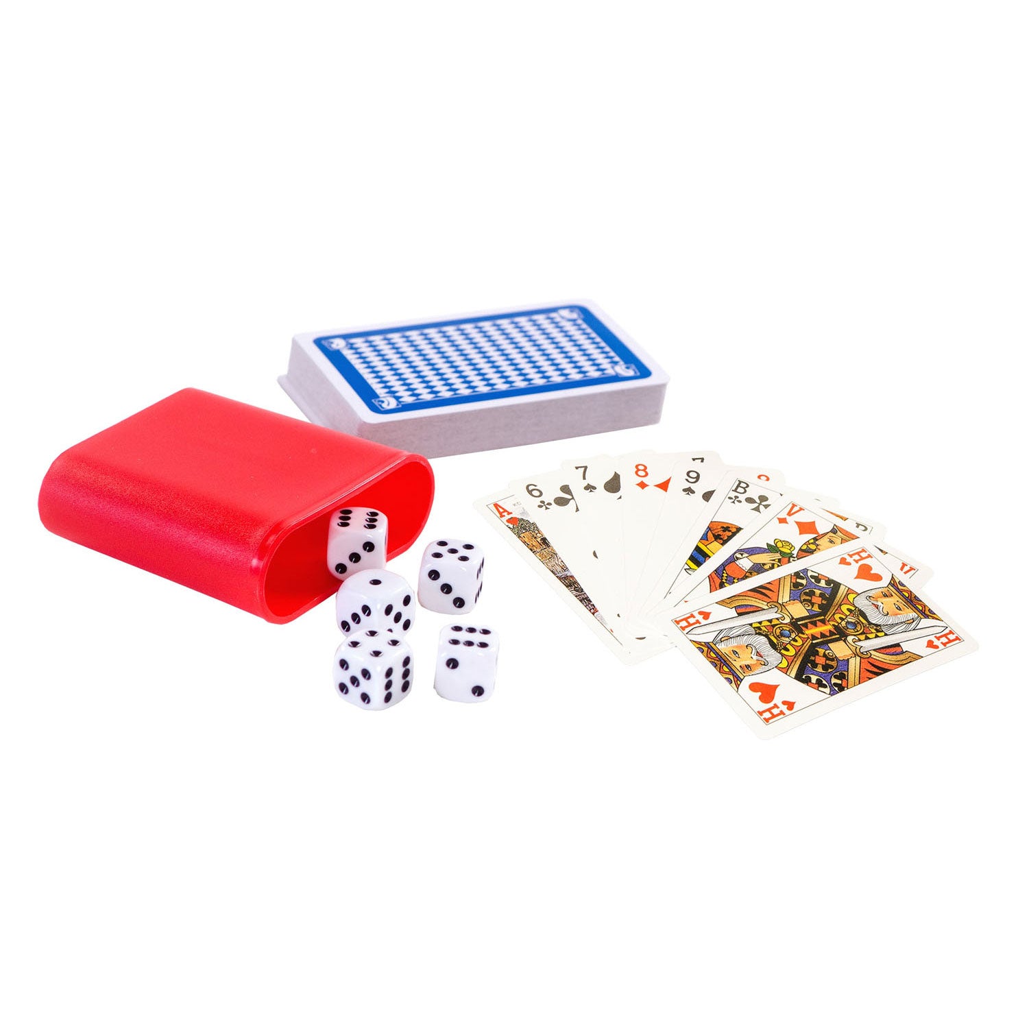Clown Games 100 Kaarten en Dobbel Spellen