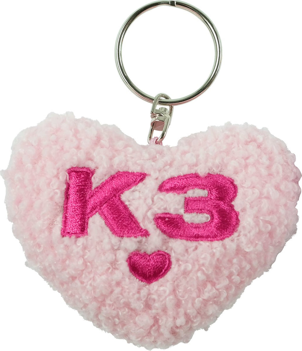 K3 sleutelhanger pluche hart