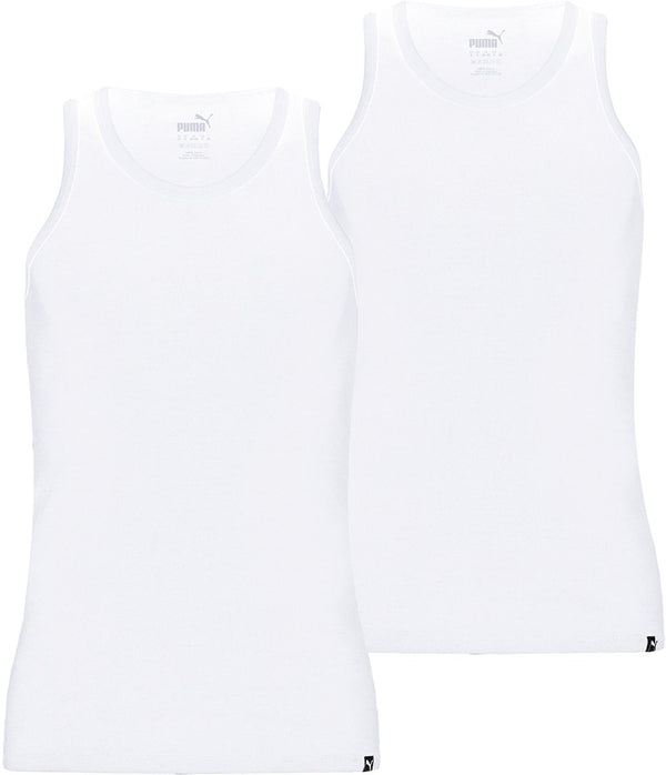 Puma heren everyday hemd - white - s - 2 paar one size