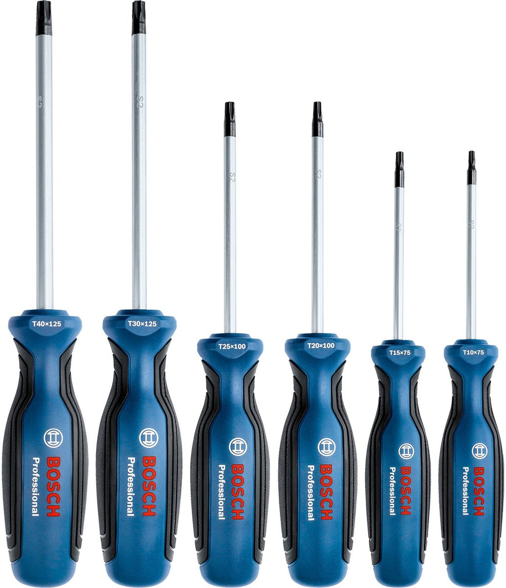 Bosch professional schroevendraaierset torx 6-delig - 1600a01v09