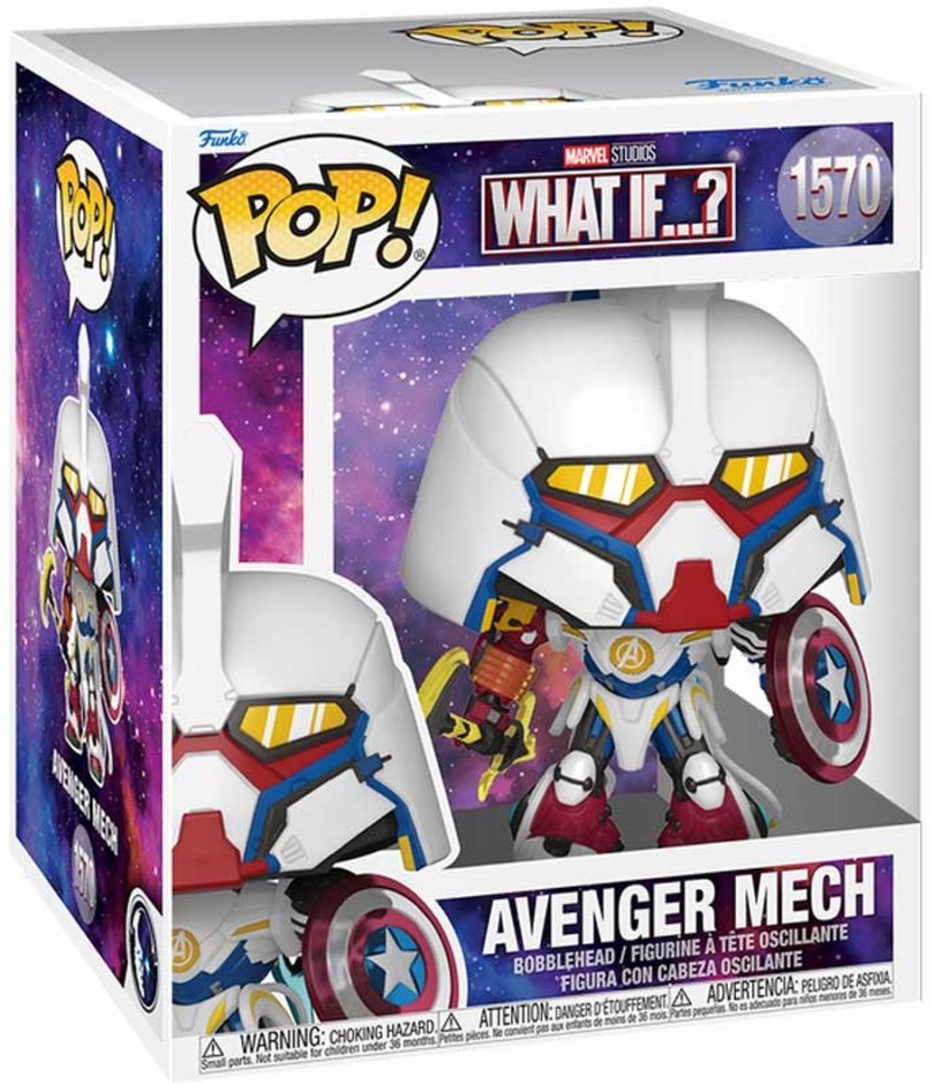 Funko pop! marvel: what if...? - avenger mech (6 inch)