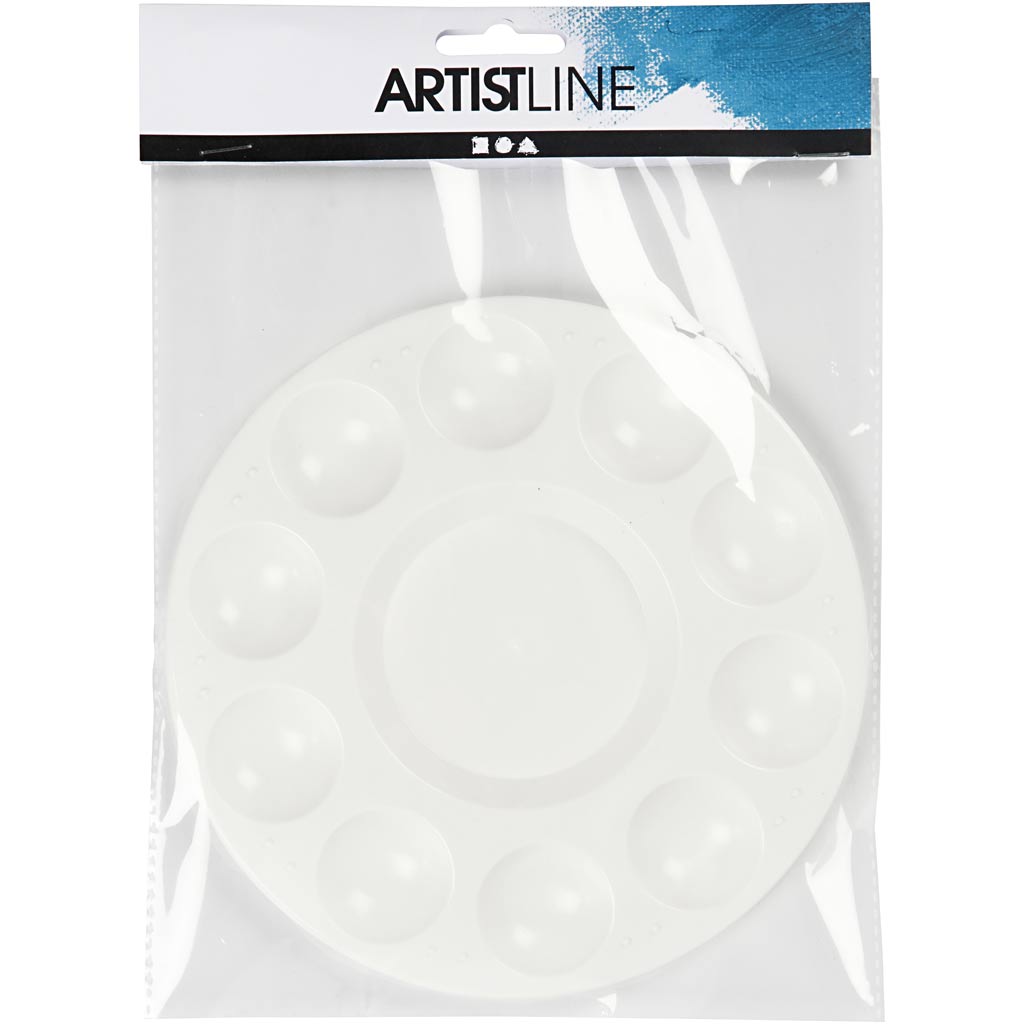 Creativ company verfpalet wit, 17cm
