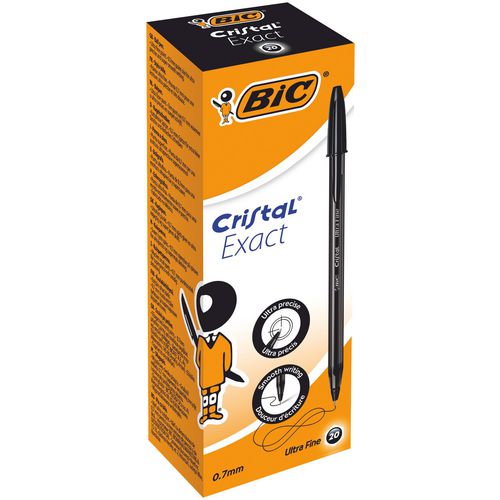 Balpen zwart bic cristal
