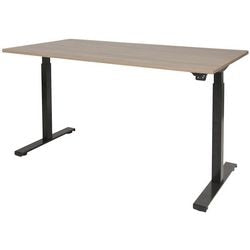 Zit- sta bureau schaffenburg dextro basic t-voet havana cherry