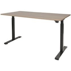 Zit-sta-bureau schaffenburg dextro basic t-voet havana cherry