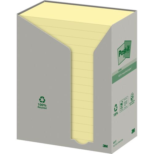 Notes post-it 655-1t 76x127mm geel