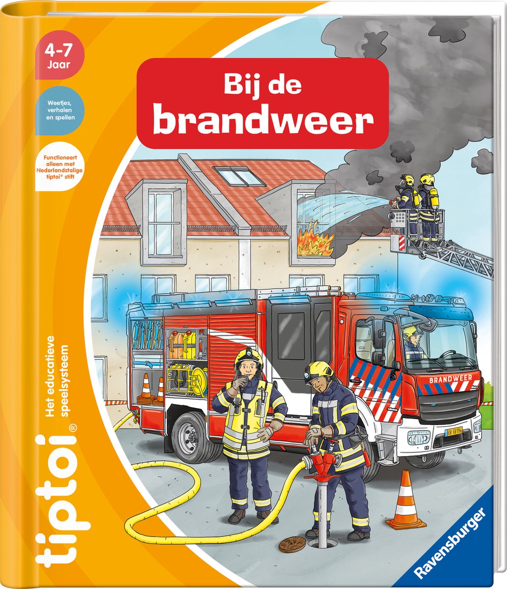 Tiptoi boek bij de brandweer