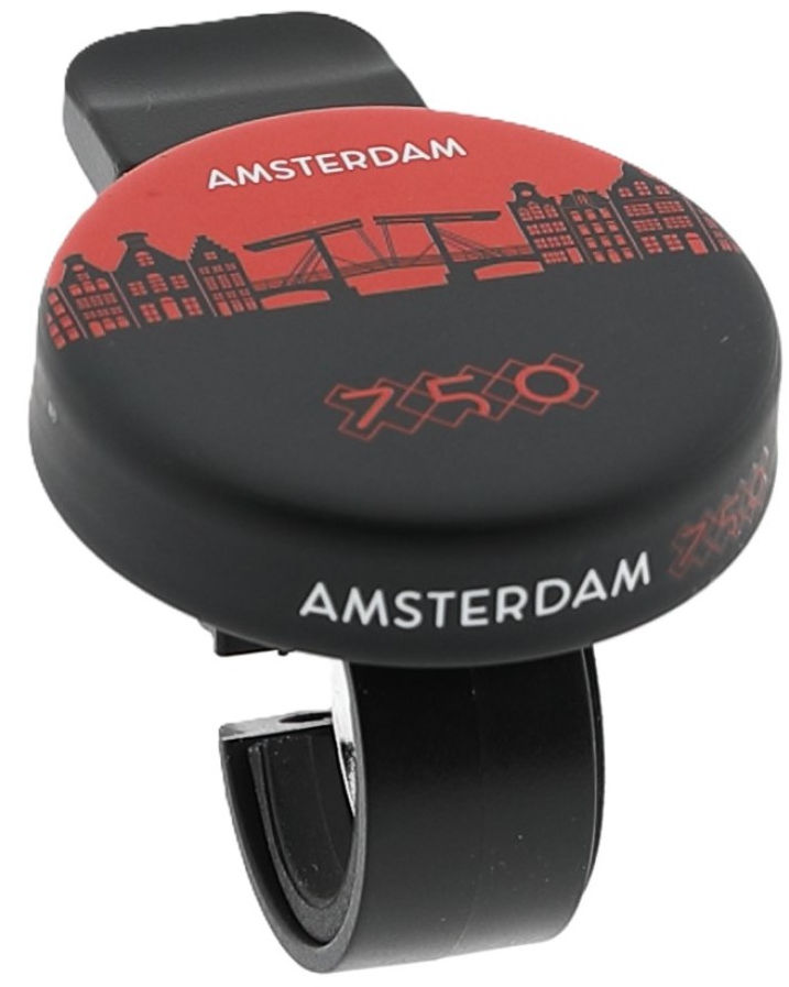 Busch muller fietsbel mirage - amsterdam 750 - silhouet mokum