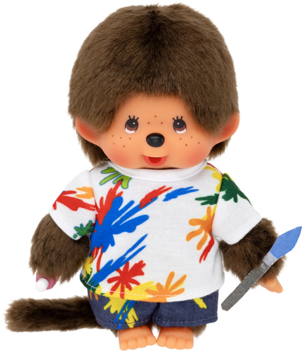 Monchhichi | jongen kunstenaar 20cm