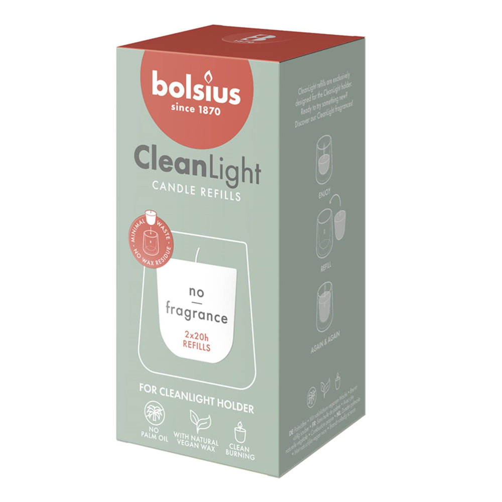 Bolsius navulling clean light pack 2 nul