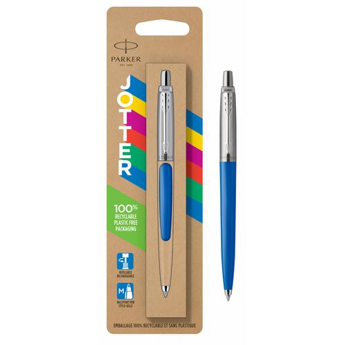 Parker balpen blauwe cilinder