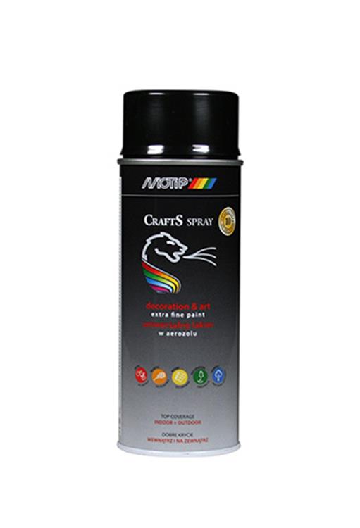 Motip 1051779 - crafts ral9005 hg spuitbus 400 ml | 1 stuks
