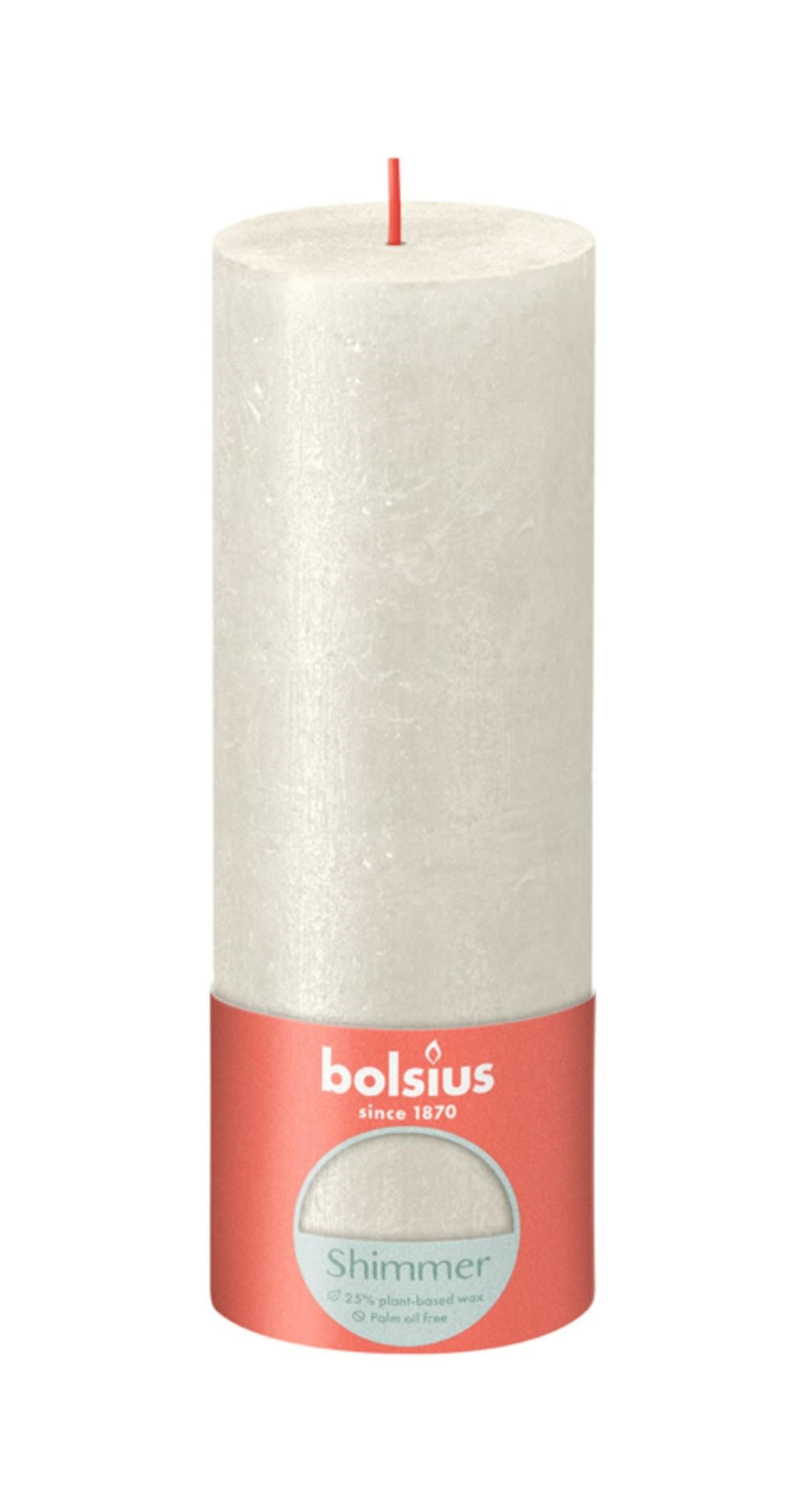 Bolsius rustiek kaars 190 68 ivoor