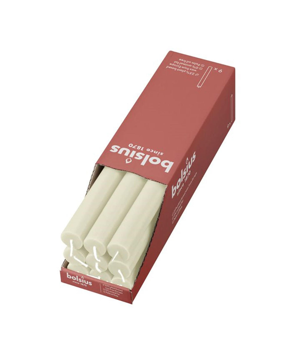 Bolsius rustiek tafelkaars soft pearl 270 23mm