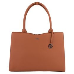 Laptoptas socha straight line cognac