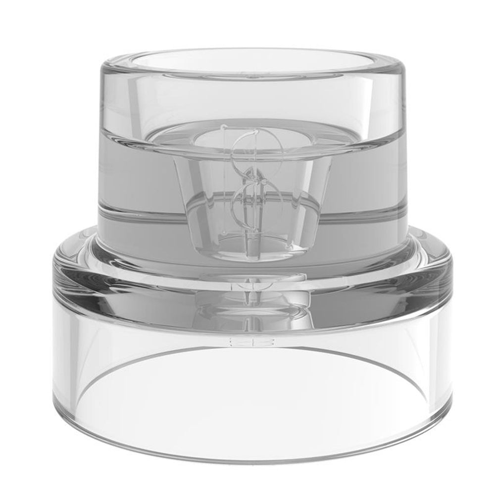 Bolsius glazen multi houder rond h6.9cm dia 8,4cm