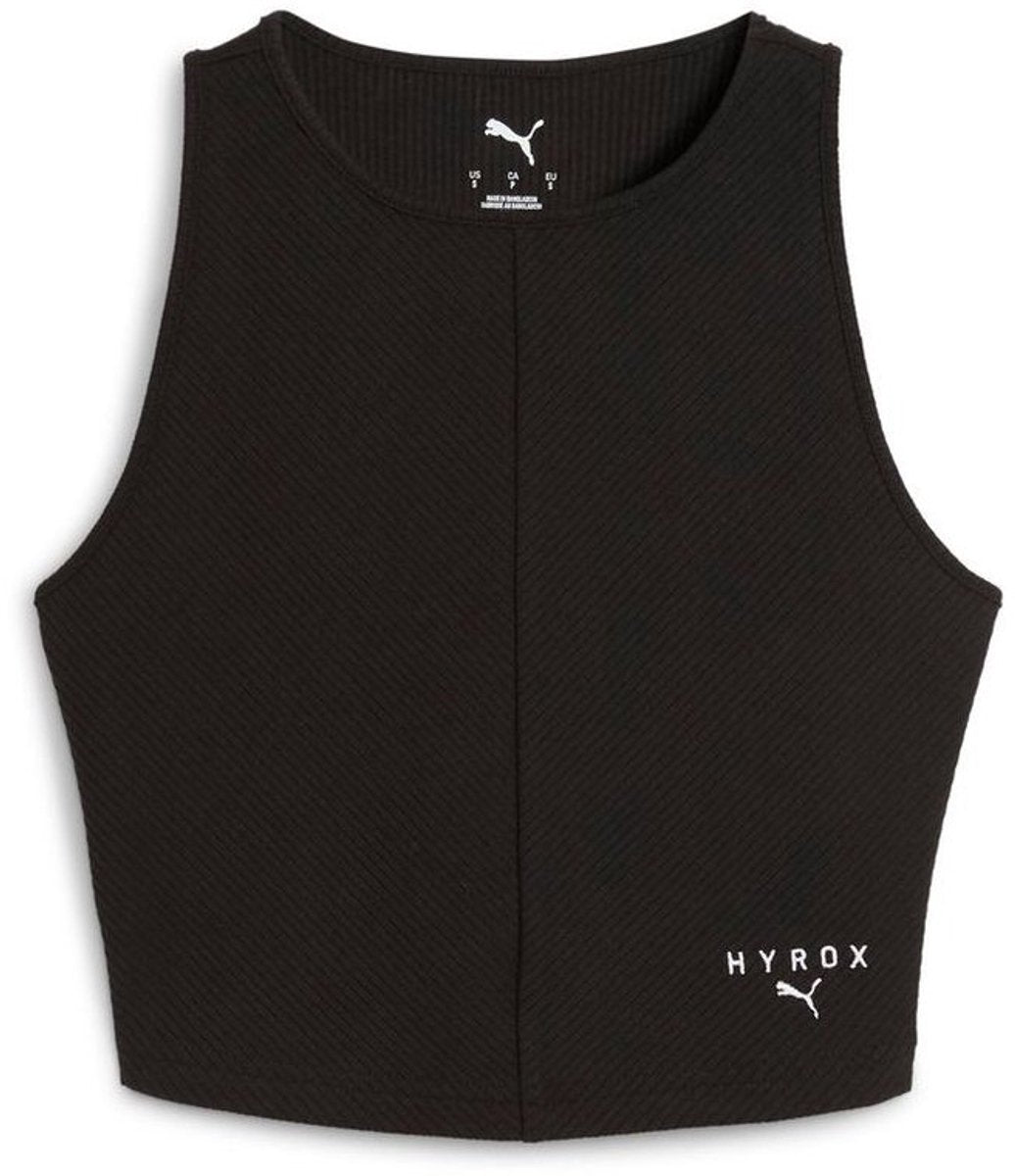 Puma dames tanktop w x hyrox rib crop 527640