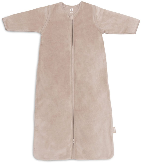Jollein baby slaapzak winter met afritsbare mouw 110cm velvet - wild rose - winterslaapzak