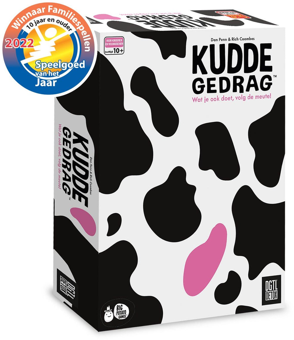 Megableu kuddegedrag - partyspel voor grote groepen - grappig familiespel vanaf 10 jaar - 4-20 spelers - denk als de kudde of krijg de roze koe